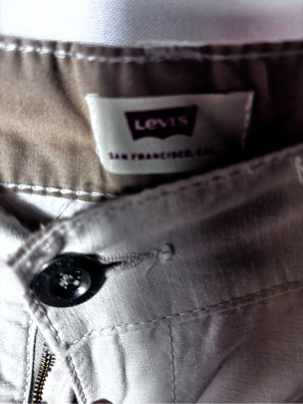 Levi's Light brownKids Cargo Shorts with Button Pockets - Picture 2 of 6